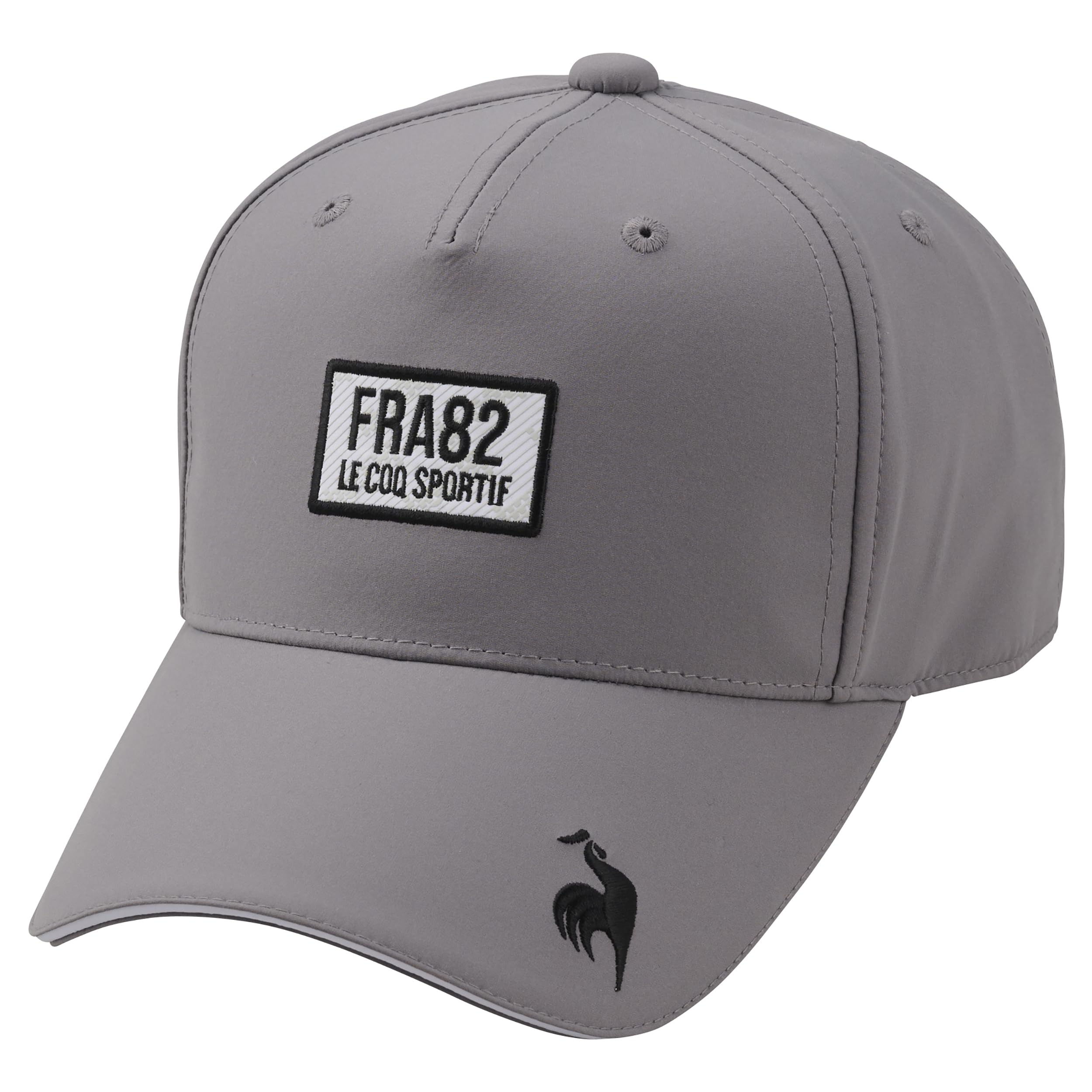 

Le Coq Sportif Golf LG4FCP11M Cap with Heat and GY00 Men s Patch, Navi, Sweat-Wicking, Quick-Drying, Antibacterial, Odor-Resistant, Gray,