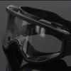Large Frame Protective Goggles Anti Fog Transparent Black Anti Impact PC Lenses for Safety Work