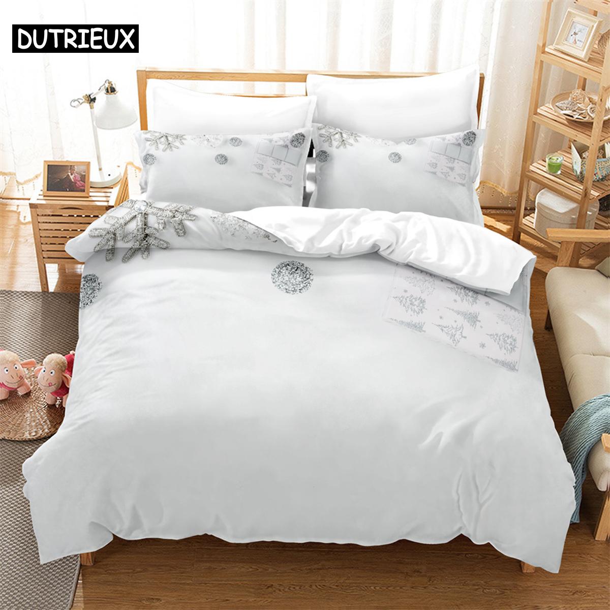 

3PCS Small tree Bedding Sets Home Bedclothes Super King Cover Pillowcase Comforter Textiles Bedding Set Duvet CoverKing Size (135x200cm)&set