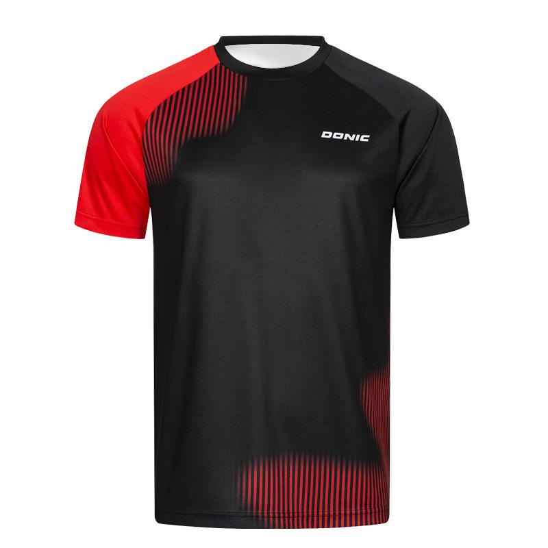 Tricou de tenis de masă pentru bărbați cu imprimeu 3D Tricou de vară respirabil pentru bărbați pentru badminton Top cu mânecă scurtă cu uscare rapidă