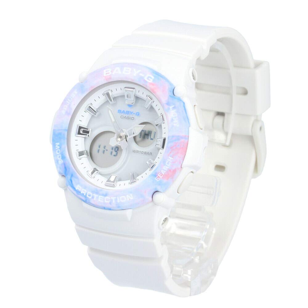 

Casio Watch Analog Digital Waterproof Sports White Baby-G Women s Analog-Digital BGA-270M-7A [Used]
