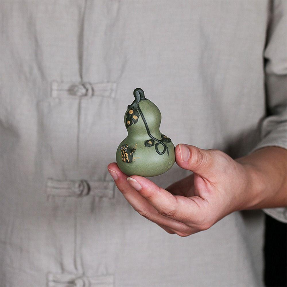Teaware Purple Sand Frog Tea Pet Cute Exquisite Tea Play Figurine Handmade Desktop Ornament Cabinet