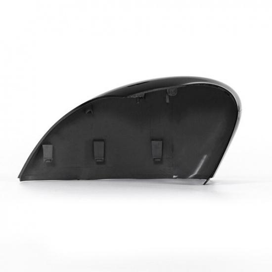 Gloss Black For 2011-17 Ford Fiesta Right Side Rearview Mirror Cover Caps Trim