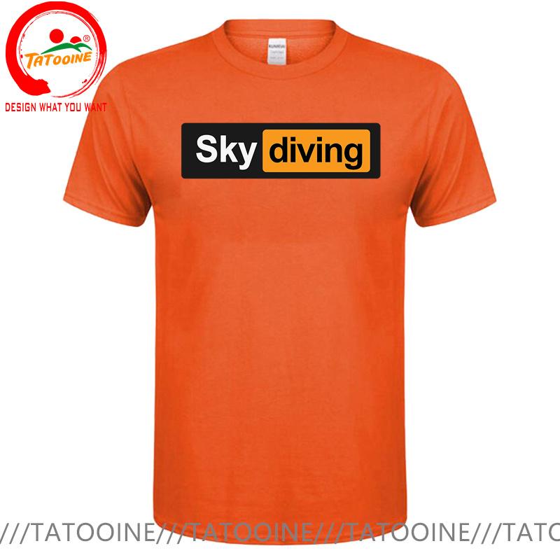 Funny Sky Diving Tshirt Skydiving T Shirt Unisex Sky Diver Diving Tee Shirt Oversized S6xl Tshirt Risky Extreme Sports Clothing
