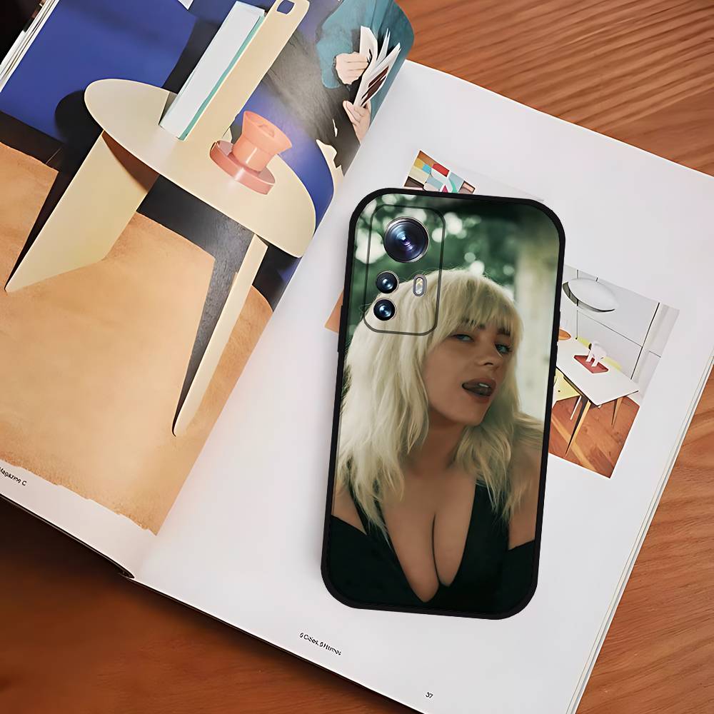 American Classic Female Singer Slim Black Shockproof Phone Case: Snug Fit For Xiaomi 12,11,12S Ultra & Redmi Note 11,10T,9,9A,8P