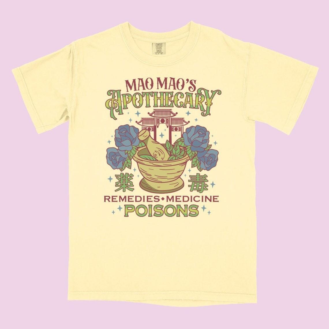 Apothecary Poisons Tee T-Shirt Kawaii T-Shirts Japanese Anime Graphic Tees L