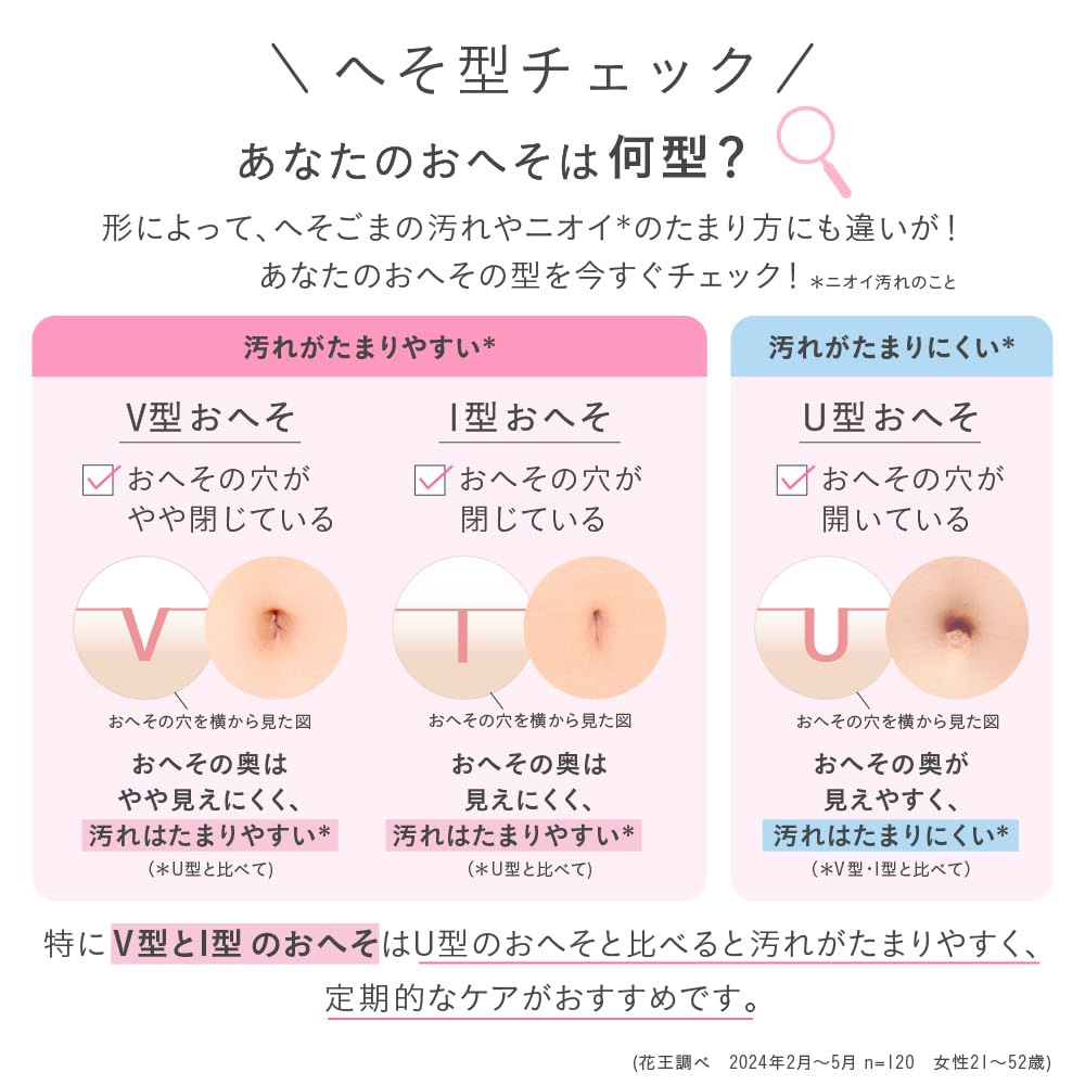 SPOT JELLY and Jerry Belly Button Sesame Pack Kao Belly Button Sesame Removal Pack 2 Sets for Dirt Belly Button Belly Button Care Spot! Removal,