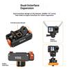 VRIG Magnetic Quick Release Mount for DJI Osmo Action 5 Pro/4/3 Camera with 1/4 Inch and GoPro Interface