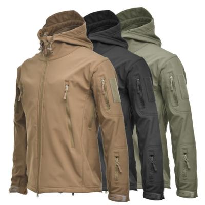Kurtka męska zimowa w dużym rozmiarze Shark Soft Shell Jacket męska wodoodporna ciepła kurtka wiatrówka