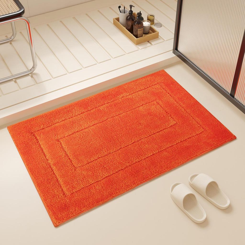 Thick Absorbent Non-Slip Bathroom Mat - Entrance and Toilet Floor Rug