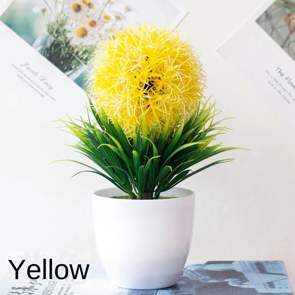 1Pc Artificial Green Plant Bonsai Simulation Plastic Pots Fake Leaf for DIY Home Party Decoration Hotel Garden Decor Fake Bonsai