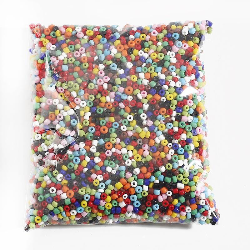 Einfarbige Glas-Reisperlen: 2/3/4mm Handgemachte DIY-Accessoires für Ohrringe, Armbänder und Halsketten.