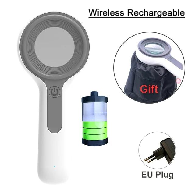 

Лампа Вуда для анализатора кожи, ультрафиолетовая лампа, УФ-осмотр кожи, тест на красоту, увеличительный анализ лица, лампа витилиго