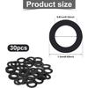 30pcs 332-60006-1 Lower Unit Drain Plug Gasket, Gear Lube Drain Screw Washer Outboard Parts Oil Change Kit for Tohatsu Mercury Mallory