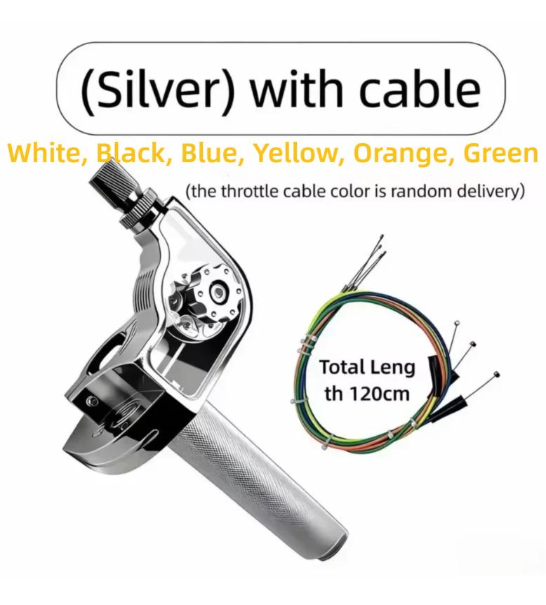 22mm CNC Aluminum Motorcycle Accelerator Handlebar Throttle Twist Grip Twister For Motorcycle Moped Scooter Bike ATV CRF XR KLX
