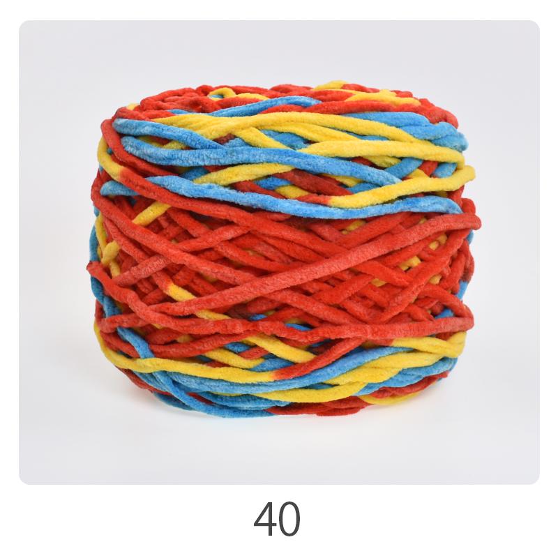 Chunky Ice Silk Yarn for Hand-Knitting: Ideal for Sweaters, Scarves, Bags, Crochet Dolls, and Hooked Shoes