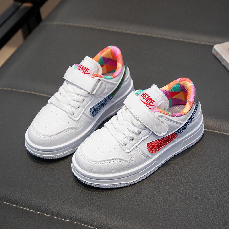 

Girls shoes 2025 spring and autumn new children s shoes boys non-slip board shoes medium and older children lightweight sports white shoes tide 48 pairs for a whole box of 26-31 yards белый