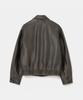 Uniform Bridge Faux Leather A-2 Jacket Brown