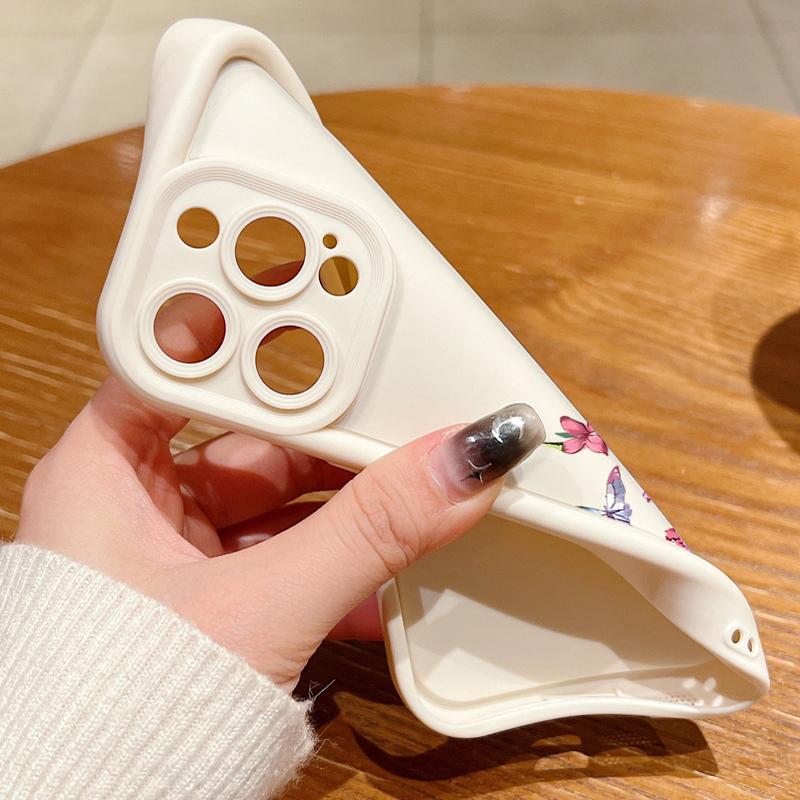 Small Flower Pattern Case For iPhone 17 Air 16e 16 15 14 Pro Max 13 17 Pro Max 17 Pro 17 Shockproof Soft TPU Silicone Phone Cover Funda