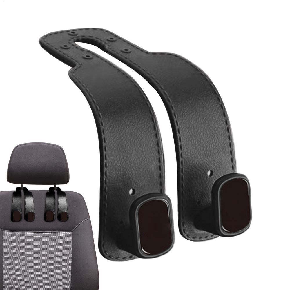 Car Seat Hooks for Headrest Car Bag Hooks Phone Holder Multifunctional Compact Organizer for Truck Umbrella Coat Purse Backseat