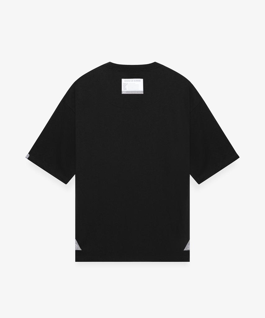 Saundeuobeuseonlaijeu Printed T-Shirt Black