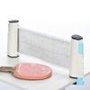 M METERXITY Table Tennis Net Replacement Extendable Ping Pong Net with Plastic Posts for Game Sports Blue and White