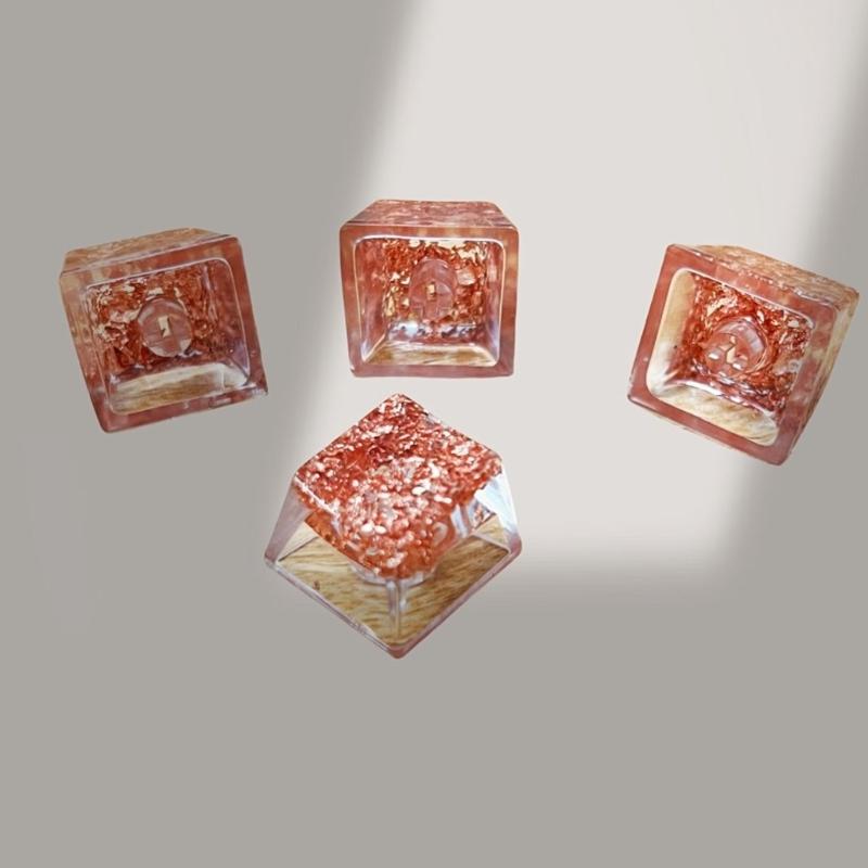 OEM Height Resin Keycap Featuring Color Foil Backlight for Mechanical Keyboards for Gamers and Collectors