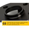 2Pieces 3/5/810/12/20mm Wheel Spacer Adapter PCD 5x108 CB 65.1mm 5 Lugs Suit for Universal Car