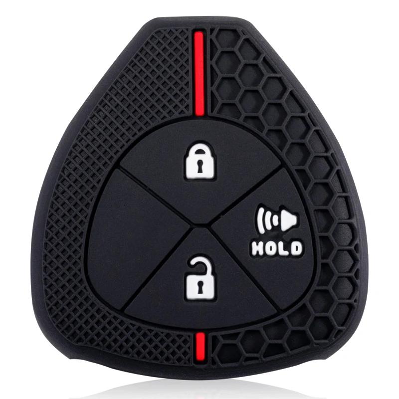 Key Holder Case For Toyota Yaris/Vitz Auris Mk I 2007 Corolla Verso Hilux 7 Rav4 Porte Camry Car Key Cover Keychain 2/3/4Buttons
