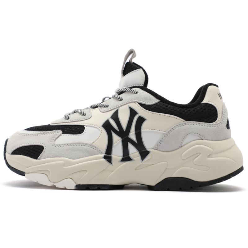 MLB Big Ball Chunky Cushioning Height Increasing Low-Top Chunky Sneakers Unisex Black Sneakers 3ASHC3S1N-50BKS