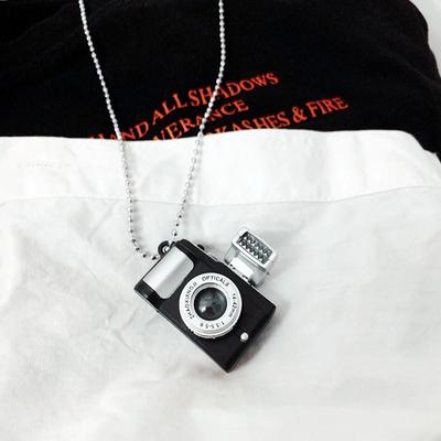 Korean Style Hip Hop Camera Pendant Necklace for Women and Students