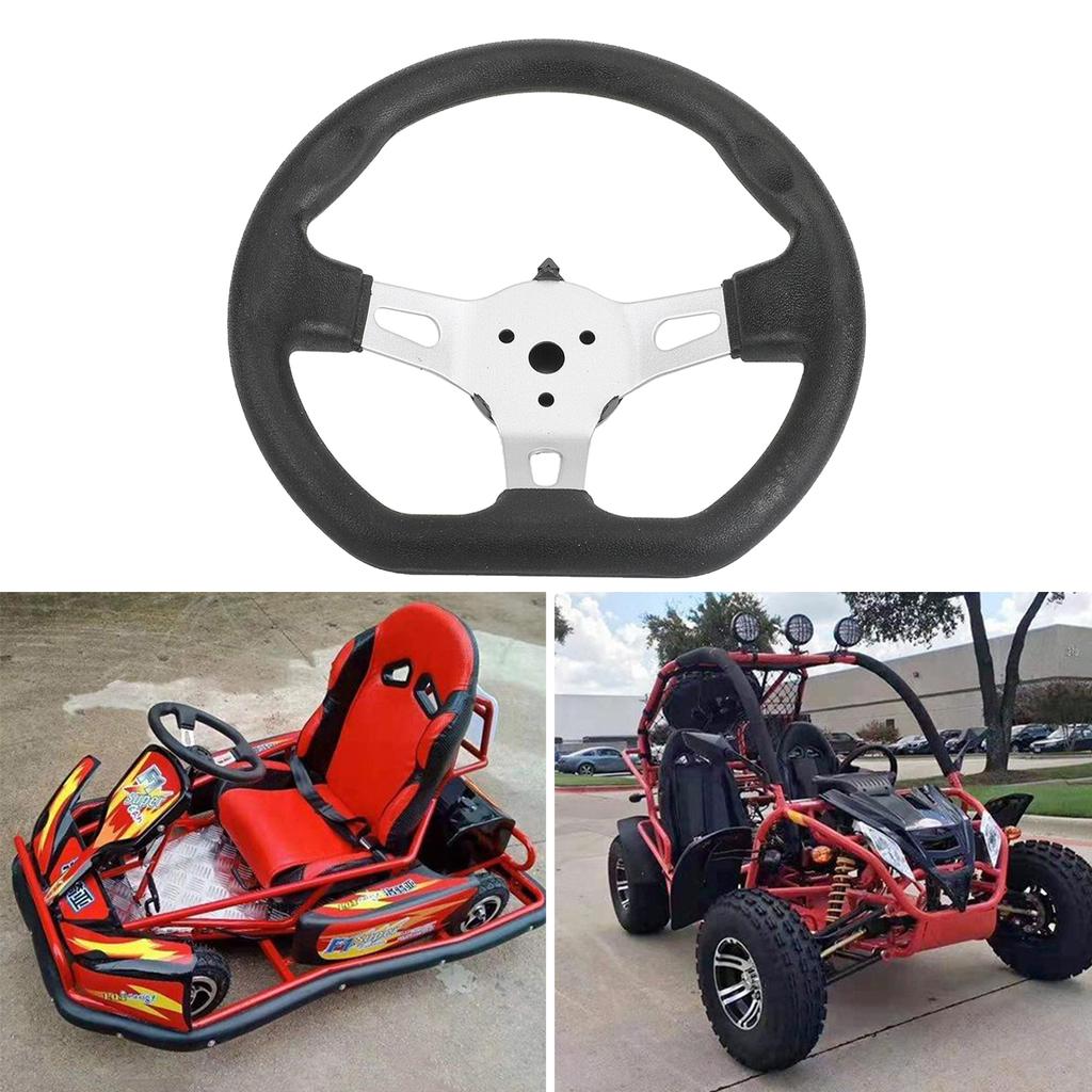 Lenkrad 270mm Hochwertiges Lenkrad für Go-Kart Buggy Rennwagen Zubehör Lenkrad 270mm Hochwertiges Lenkrad für Go-Kart Buggy Rennwagen Zubehör