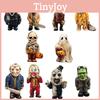 Gnomi Horror Înfricoșători Pentru Decorațiuni de Grădină de Halloween Figurine din Rășină Lucrate Manual