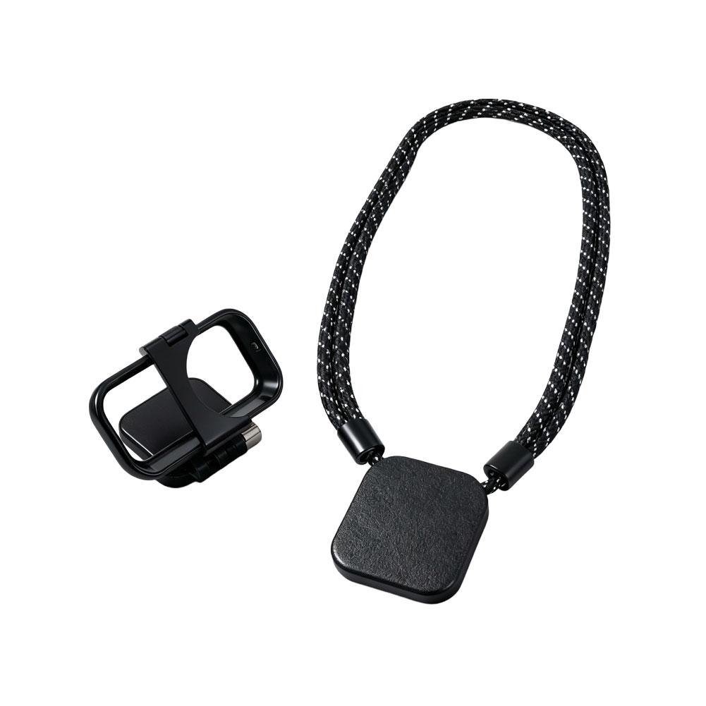 

For DJI OSMO NANO Magnetic Neck Stand Parent Child Magnetic Neck Stand 4K Thumb Sports Camera Accessories чорний