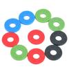 40PCS Black, Red, Green, Blue Guitar Strap Locks Rubber Material Bass Guitar Accessory  Bass Guitar