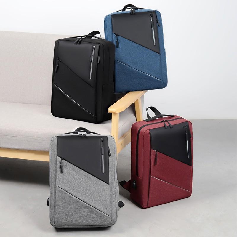 Computer Bag, Business And Leisure, Simple, Water-Proof Backpack, Light And Multi-Functional Business Trip Commuter Travel Backpack