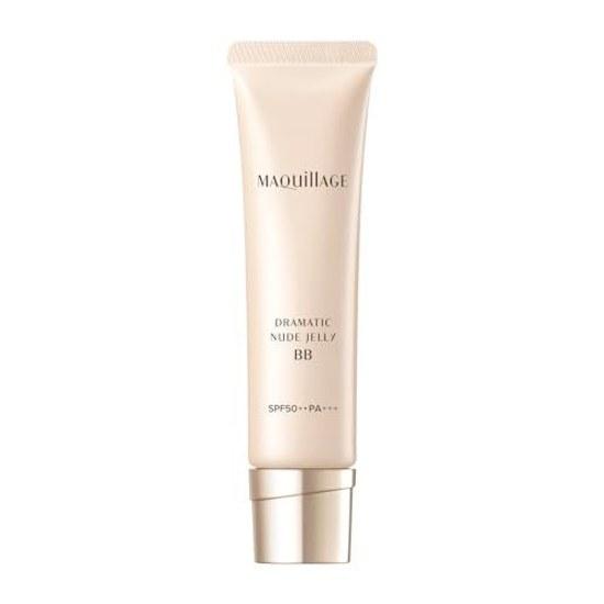 Maquillage Dramatic Nude Jelly BB 30g SPF50+ PA+++ Makeup Base Liquid Fragrance-Free Coverage Natural Glow Spots Freckles