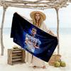 Football Player Action Beach Towel Super Soft Microfiber Quickdry Fabric Comfortable Lightweight