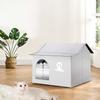 Outdoor Cat House Cat Shelter Outdoor Cooling House Weatherproof Foldable Shelter Bed With Ice Packs For Dog Kitten Backyard