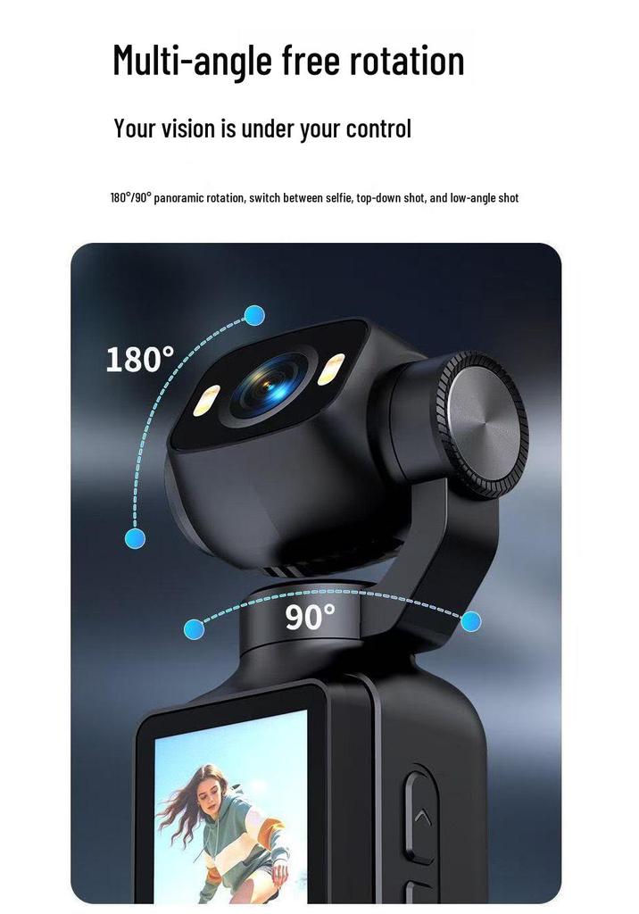 LK-033 Handheld Sports Digital Camera with Screen Rotation & Anti-Shake for Student Travel