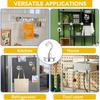 Magnetic Hanger Wall-mounted Extra Strong Cruise Hook Metal Strong Magnetic Hooks for Refrigerator Other Magnetic Surfaces