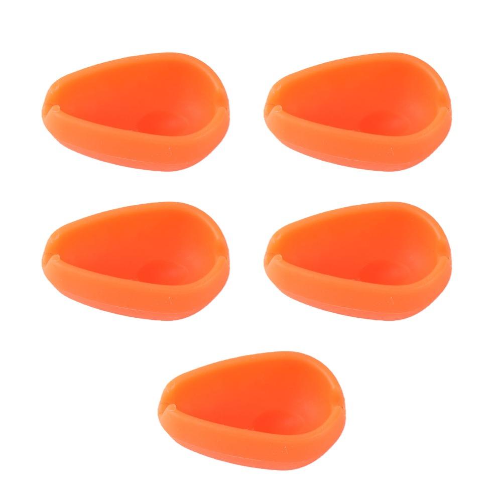 5PCS TPE Carp Bait Mould 63*43*28mm Bait Mould Portable Inline Feeder Mould Groundbait Tool
