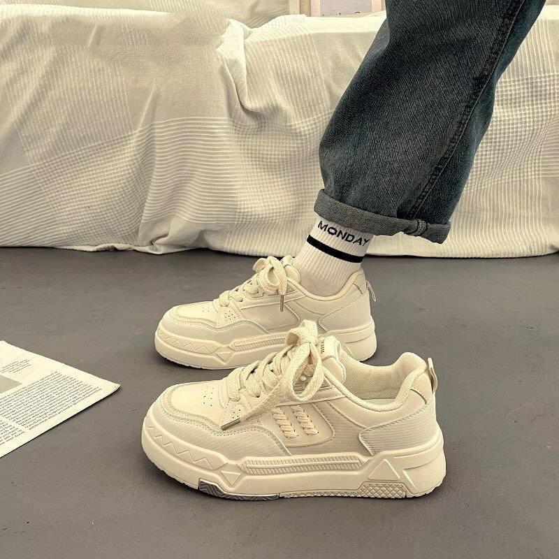Autumn New Little White Shoes Women's Versatile Sports Casual Dad Shoes Summer Flat Baseplate Shoes Spring and Autumn