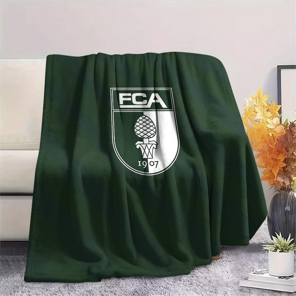 FC Augsburg Flannel Blanket, High quality Comfortable for All Seasons, Home Decor, Warmth and Comfort