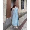 French Skirt Seaside Vacation Dress Women's Summer Niche Design Sense Loose Sleeveless Vest Skirt a Word Long Dress
