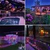 Led Solar String Lights Outdoor Solar Christmas Lights 8 Modes Twinkle Fairy Lights for Xmas Tree Garden Wedding Decoration