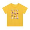 Adult and Children Bread Party Cartoon Food Pure Cotton Versatile Couple and ParentChild MultiColor TShirt