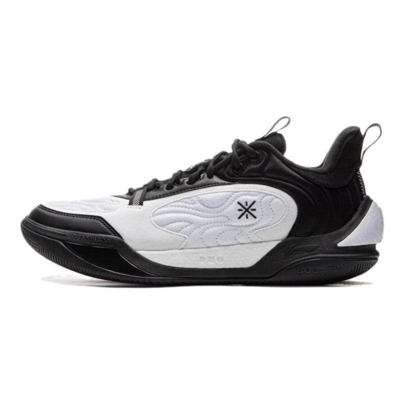 Li-Ning Wade Low Top Men Basketball Shoes White Black ABPV001-1 42