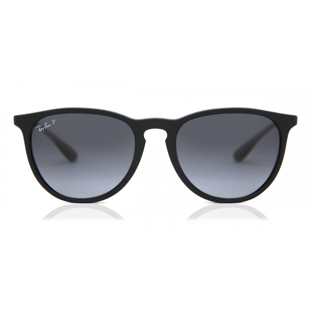 

Ray Ban Rb4171 Erika Polarized 622 T3 Women Sunglasses Black Rubber/54
