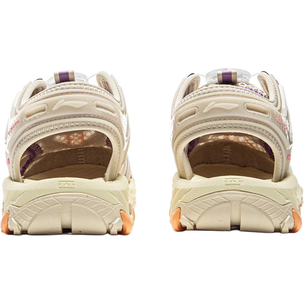 Li Ning Kids Outdoor Comfortable Sandals Kids Sandals Oatmeal-Gray YKEV028-4